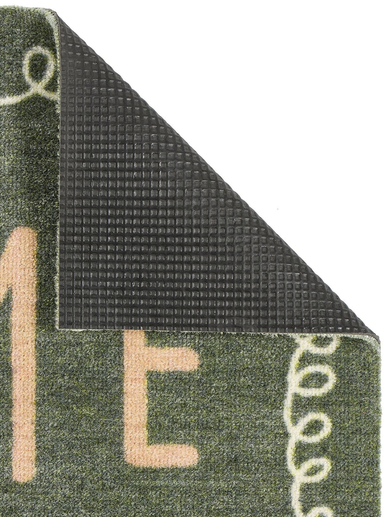My Mat Green Home in Bloom mat 50x75, imported from the UK