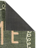 My Mat Green Home in Bloom mat 50x75, imported from the UK