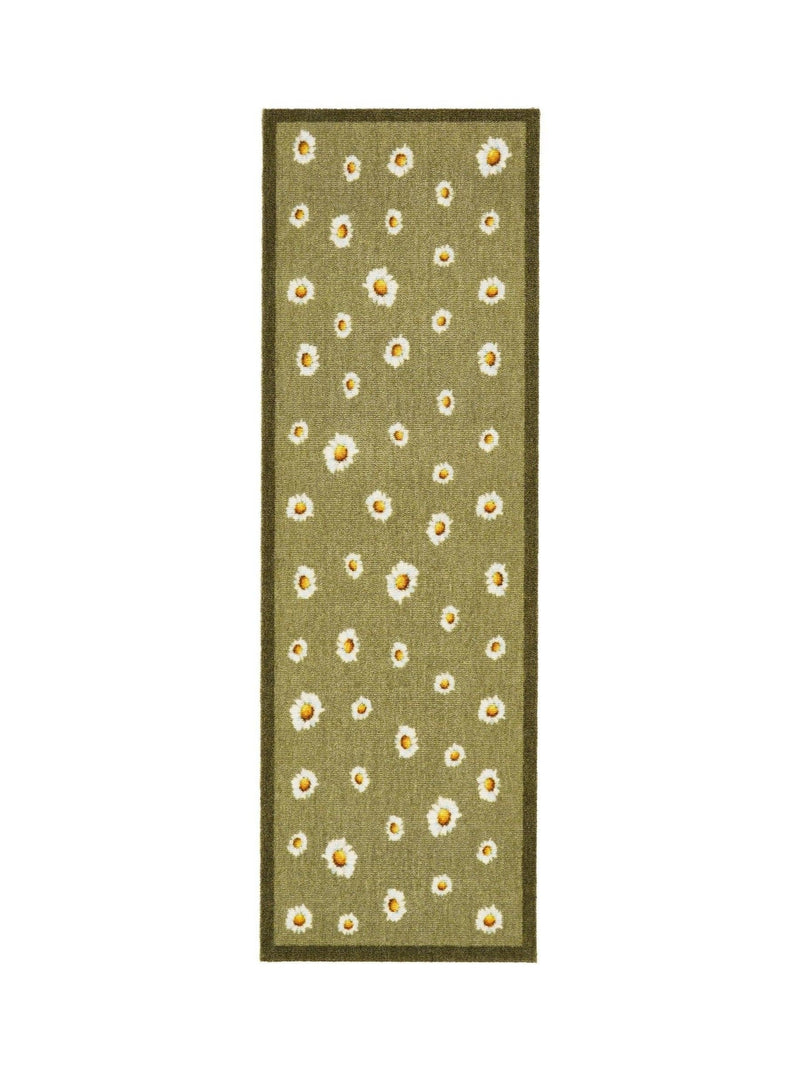 My Mat Green Daisy Cow runner 50x150cm, imported from the UK