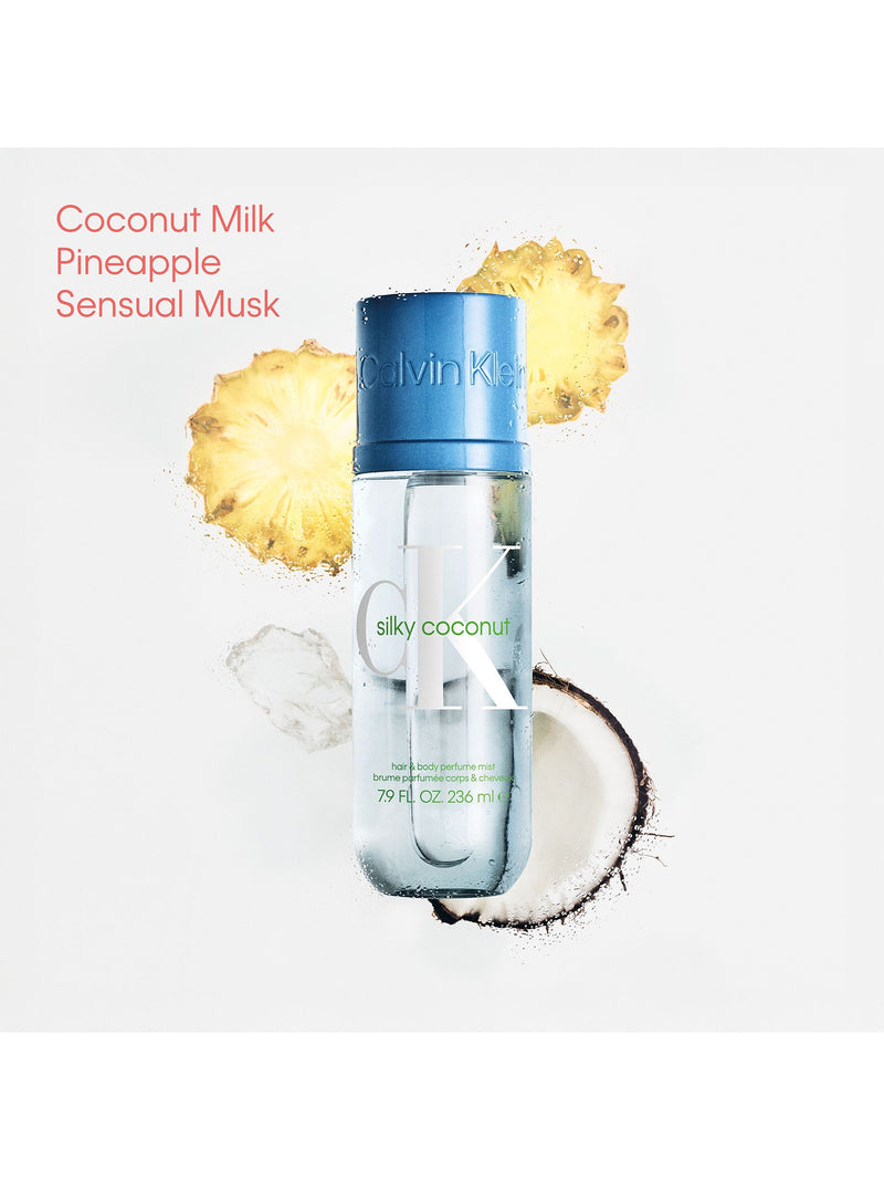 Calvin Klein Silky Coconut Hair & Body Perfume Mist 236ml - British product
