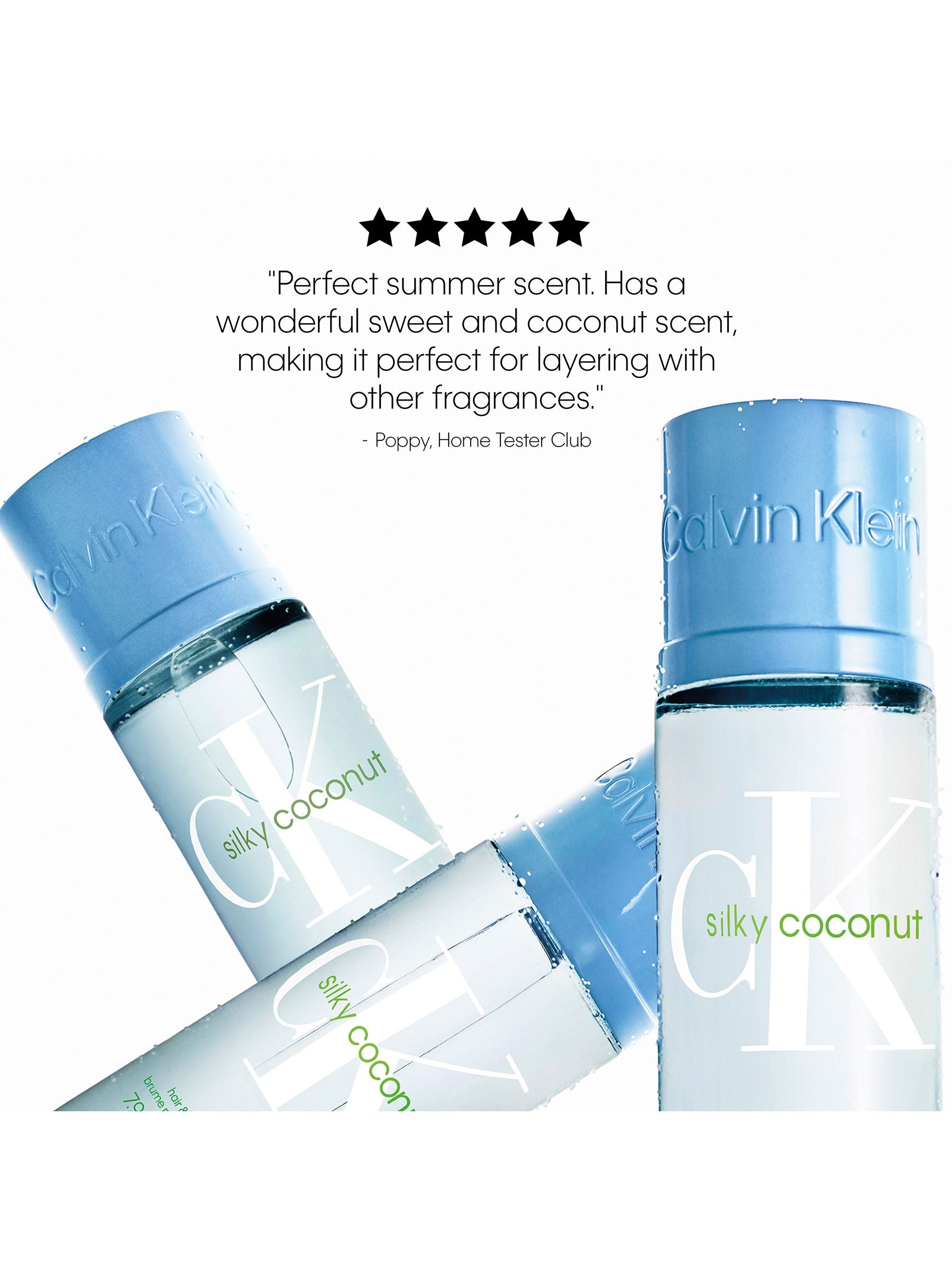 Calvin Klein Silky Coconut Hair & Body Perfume Mist 236ml - British product