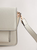 White hardware cross-body bag (British brand)