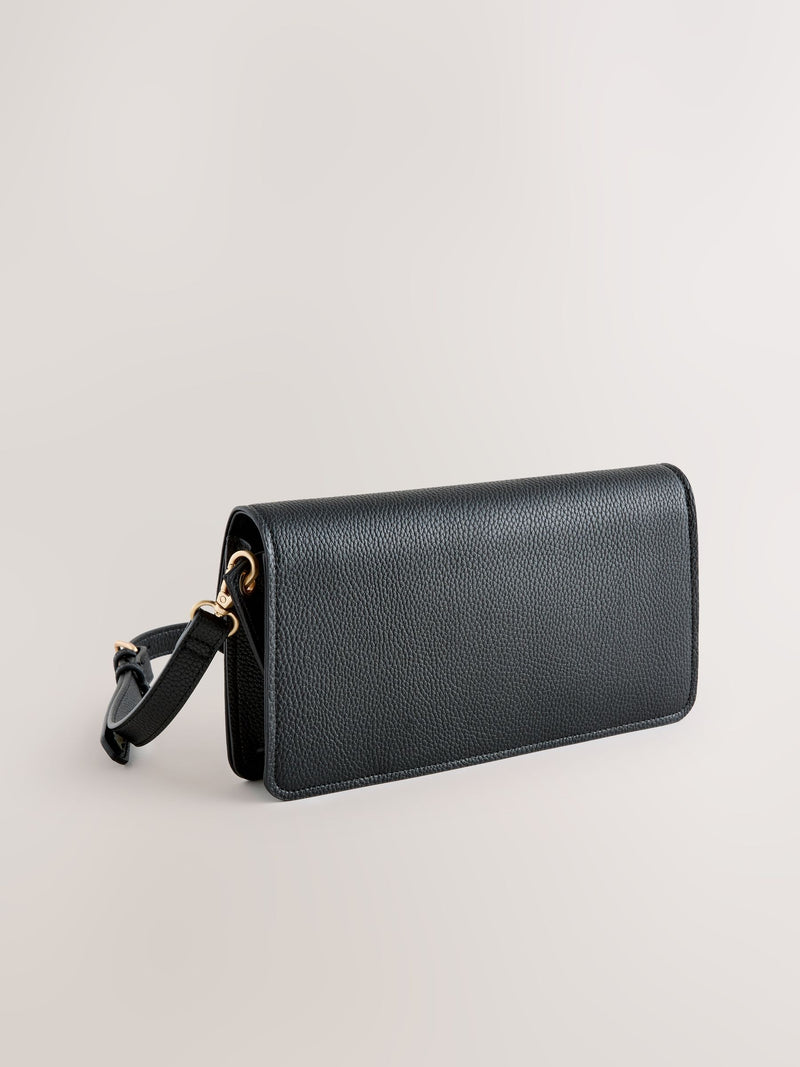 Black Hardware Cross-Body Bag