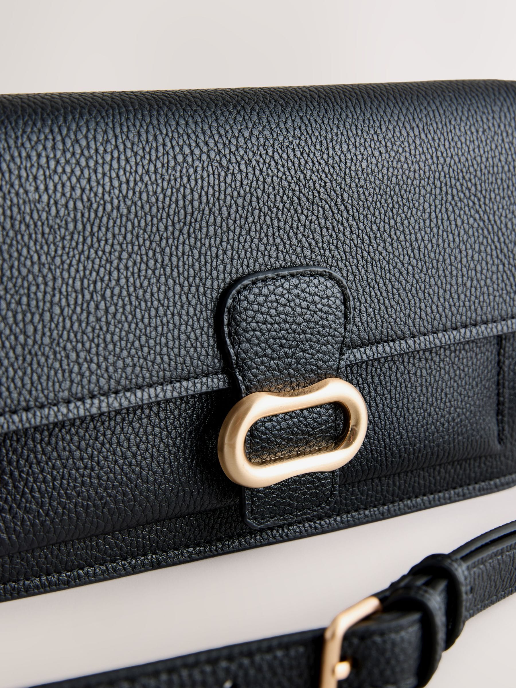 Black Hardware Cross-Body Bag