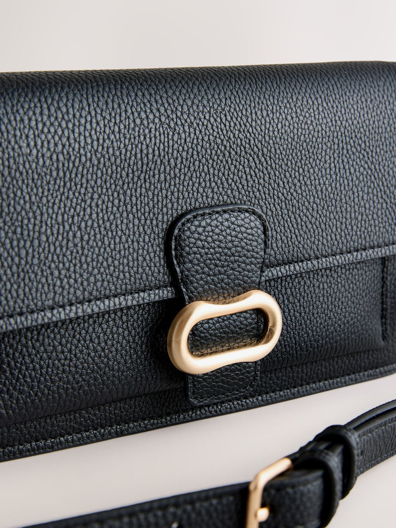 Black Hardware Cross-Body Bag