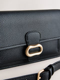Black Hardware Cross-Body Bag