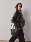 Black nylon cross-body bag (British brand)