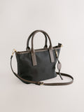 Black nylon cross-body bag (British brand)