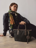 Black nylon cross-body bag (British brand)