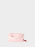 Osprey London Carina pink leather shrug bag - British product