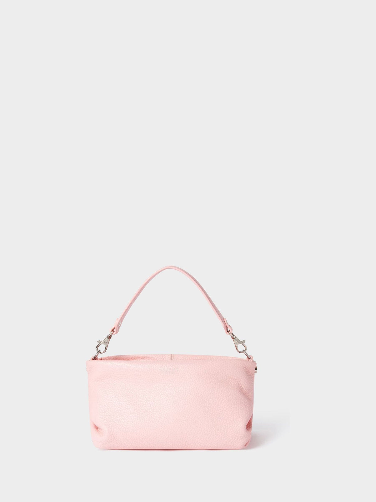 Osprey London Carina pink leather shrug bag - British product