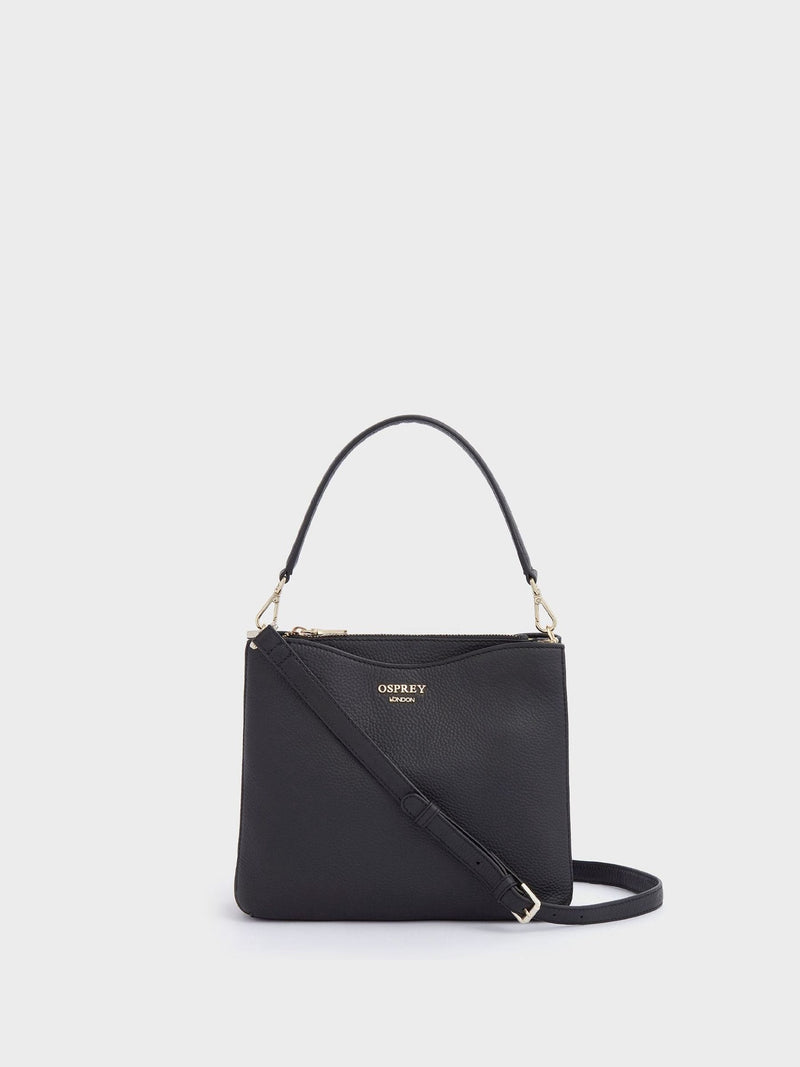 Osprey London Charcoal Black The Winchester Leather Grab Bag