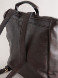 Chocolate brown slouchy backpack, imported from the UK