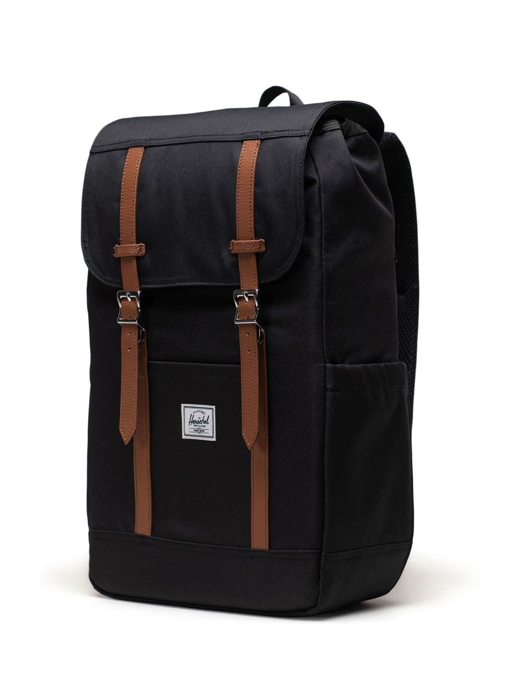 Herschel Black Retreat backpack (British brand)