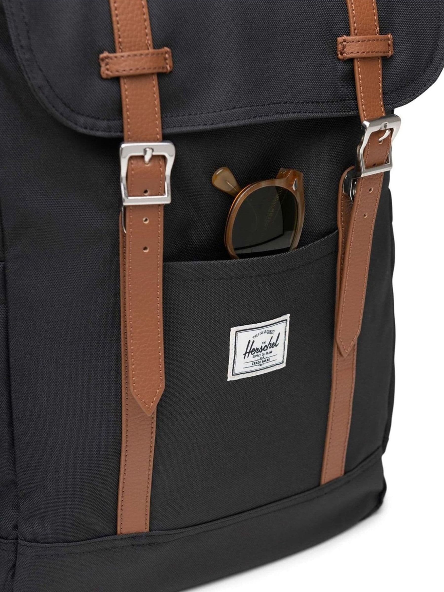 Herschel Black Retreat backpack (British brand)