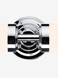 Dar Lighting Century polished chrome opal glass wall light, UK version