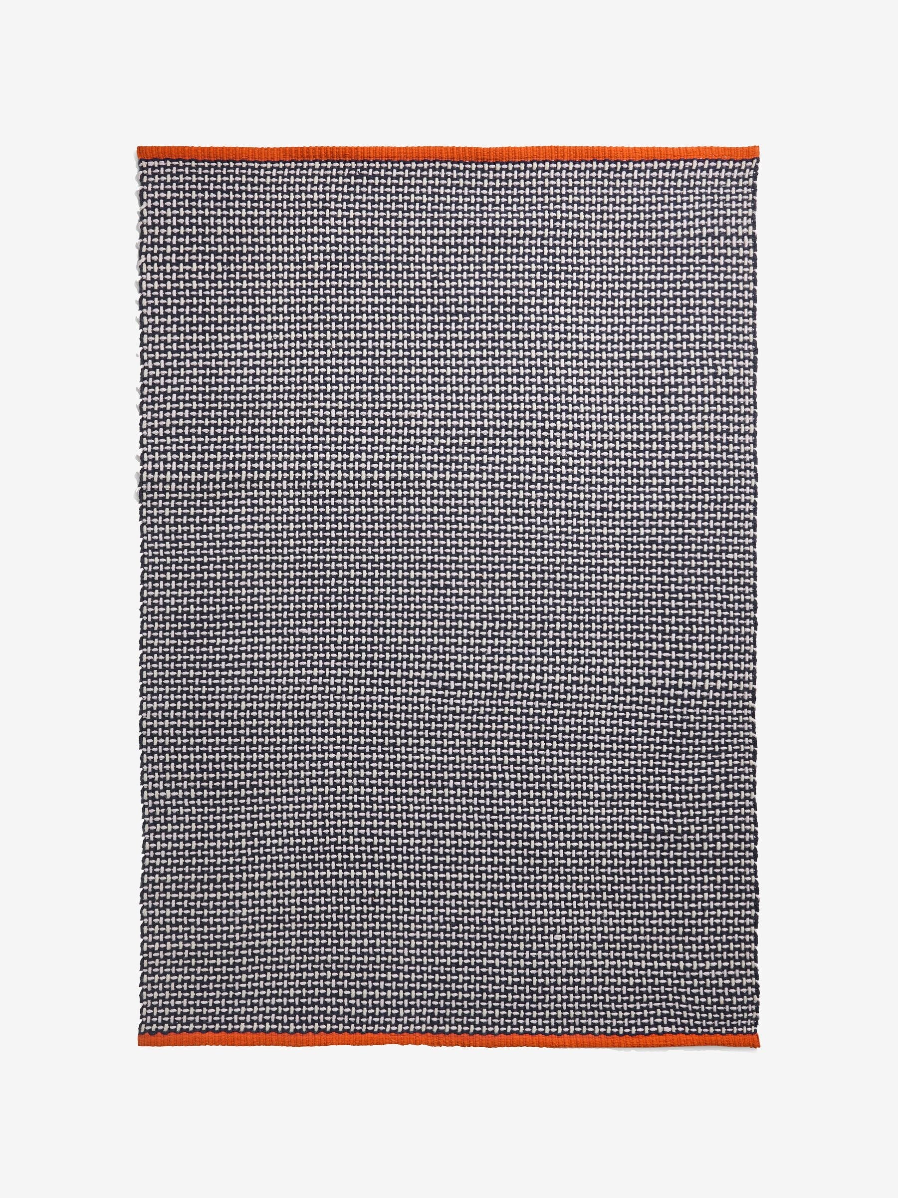 MADE.COM Blue Haden flatweave rug - British product