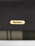Barbour Rosa French Purse black tartan leather - British product
