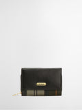 Barbour Rosa French Purse black tartan leather - British product