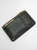 Barbour® Black Tartan Alder Leather Card Holder