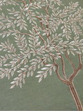 Catherine Lansfield cushion embroidered woodland trees 45x45cm, imported from the UK