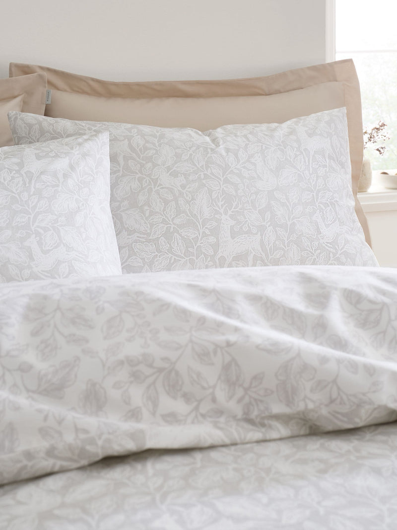 Natural Woodland Reversible Duvet Cover Set - British product