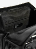 Friends Like These black faux leather padlock pocket bag, UK version