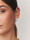 Gold Tone Wide Small Hoop Earrings