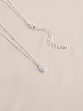 Gold tone semi-precious stone pendant necklace, UK version