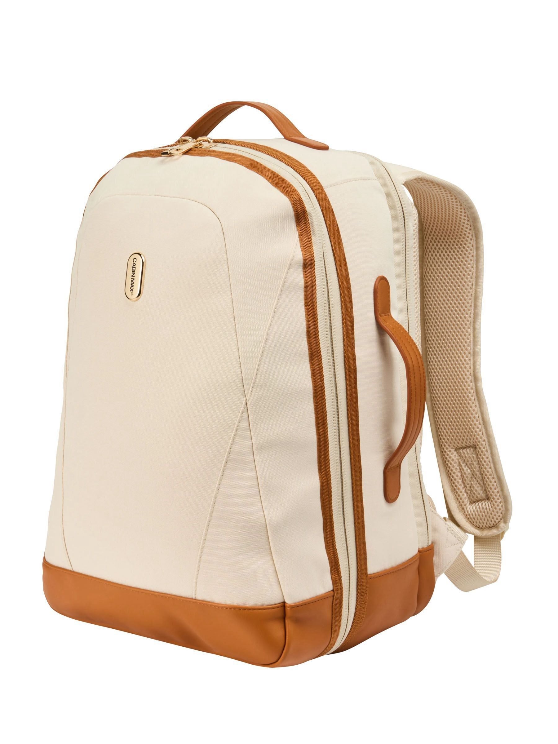 Cabin Max cream Santa Cruz backpack (British brand)
