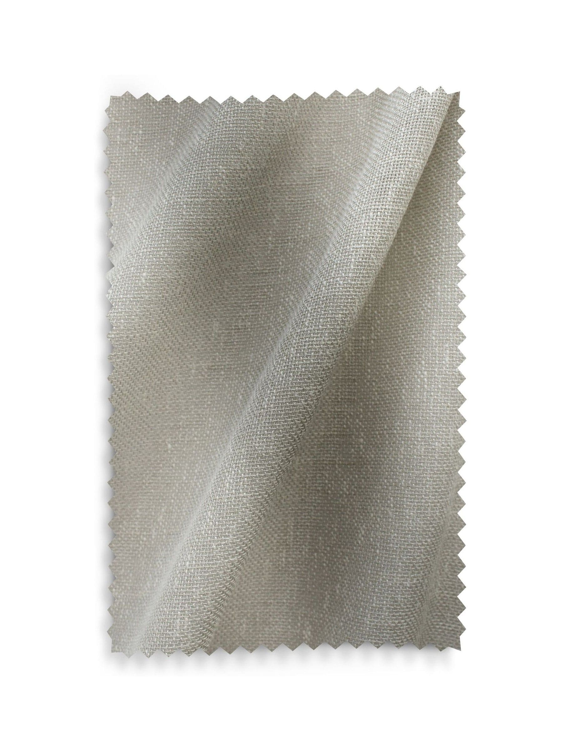 Aeris natural putty sheer curtain, imported from the UK