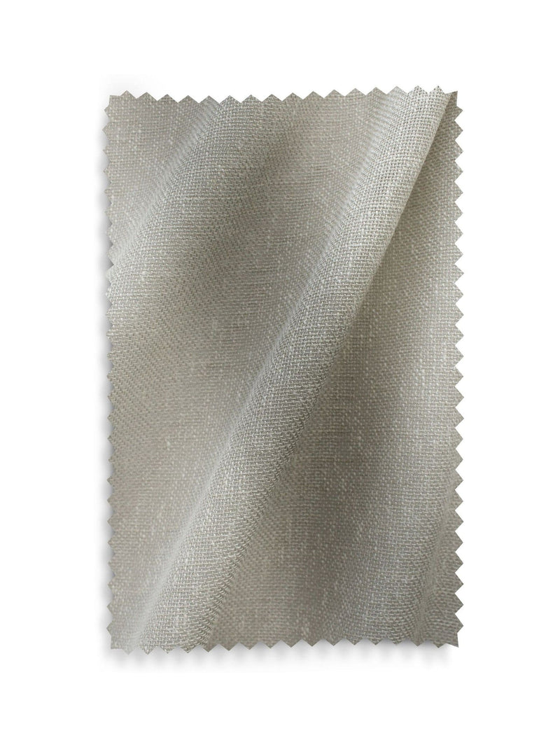 Aeris natural putty sheer curtain, imported from the UK