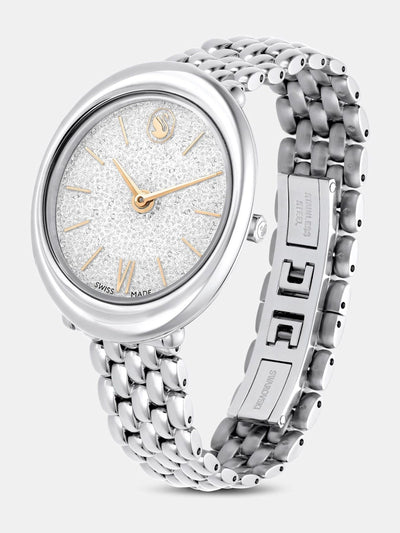Next Swarovski Silver Swiss Made Stainless Steel Metal Bracelet Imber Watch- Buy online at McGrocer