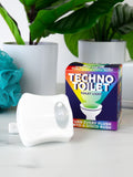 Gift Republic Blue Techno Toilet lamp one size, imported from the UK