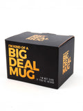 Gift Republic black mug with humorous text - British product