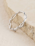 Gold plated sterling silver vine leaf wrap ring, imported from the UK