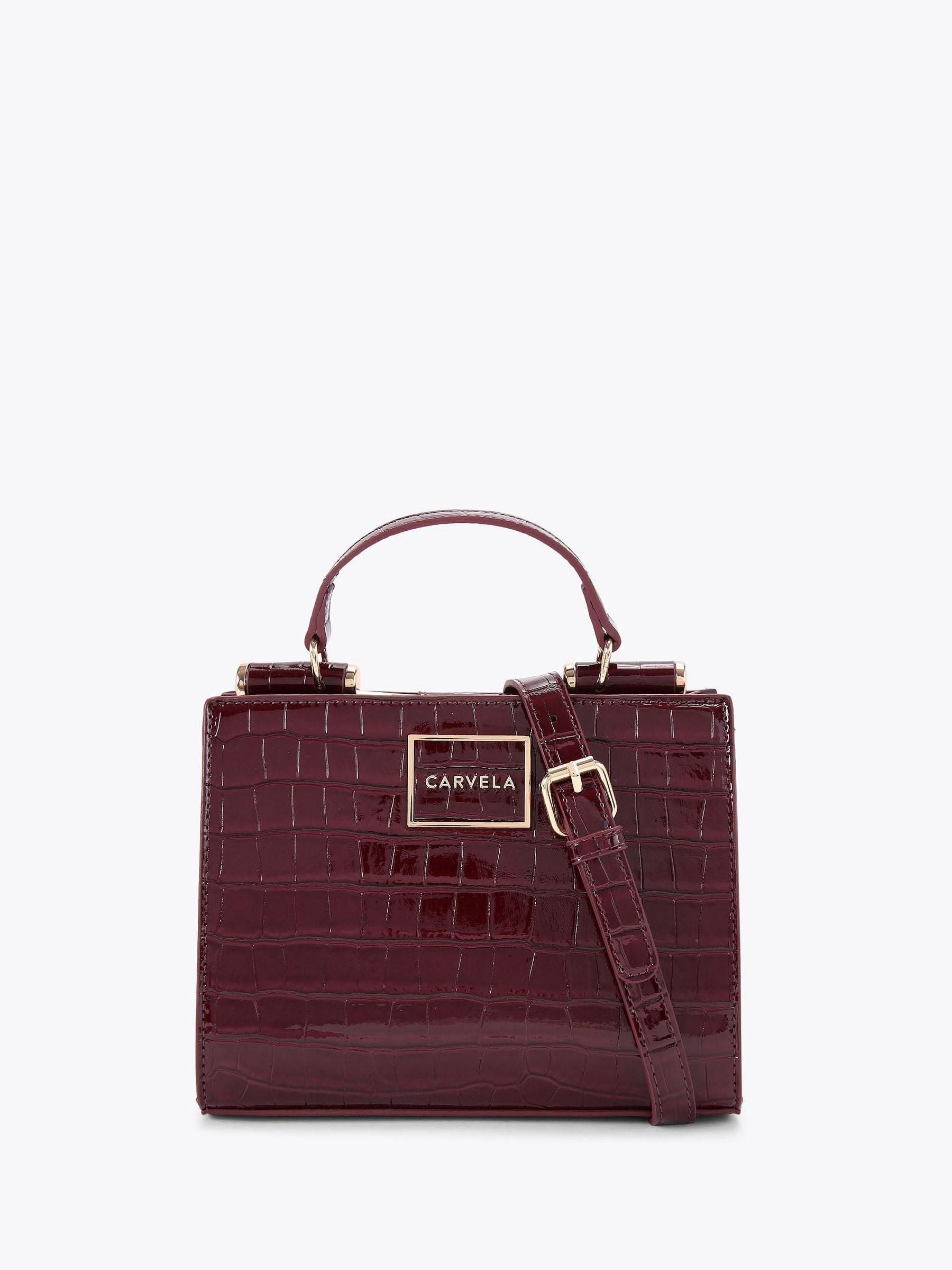 Carvela Maroon Jessica Mini Tote 2 Bag
