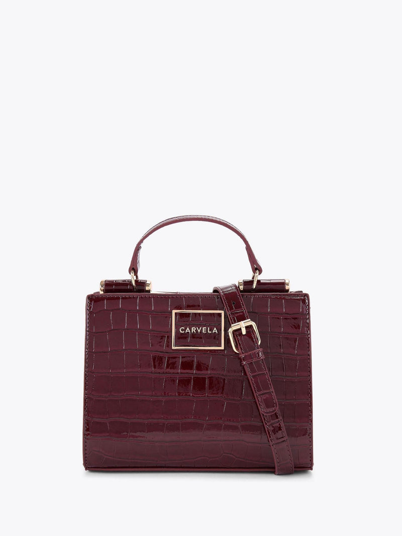 Carvela Maroon Jessica Mini Tote 2 Bag