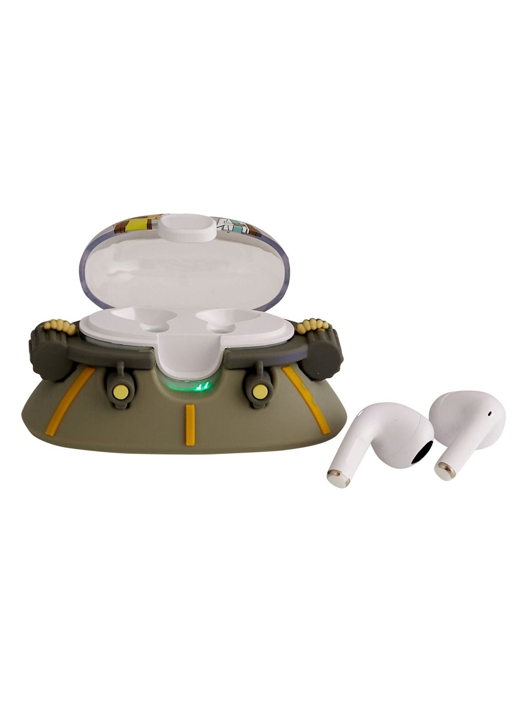 Rick and Morty grey green TWS earbuds, UK version