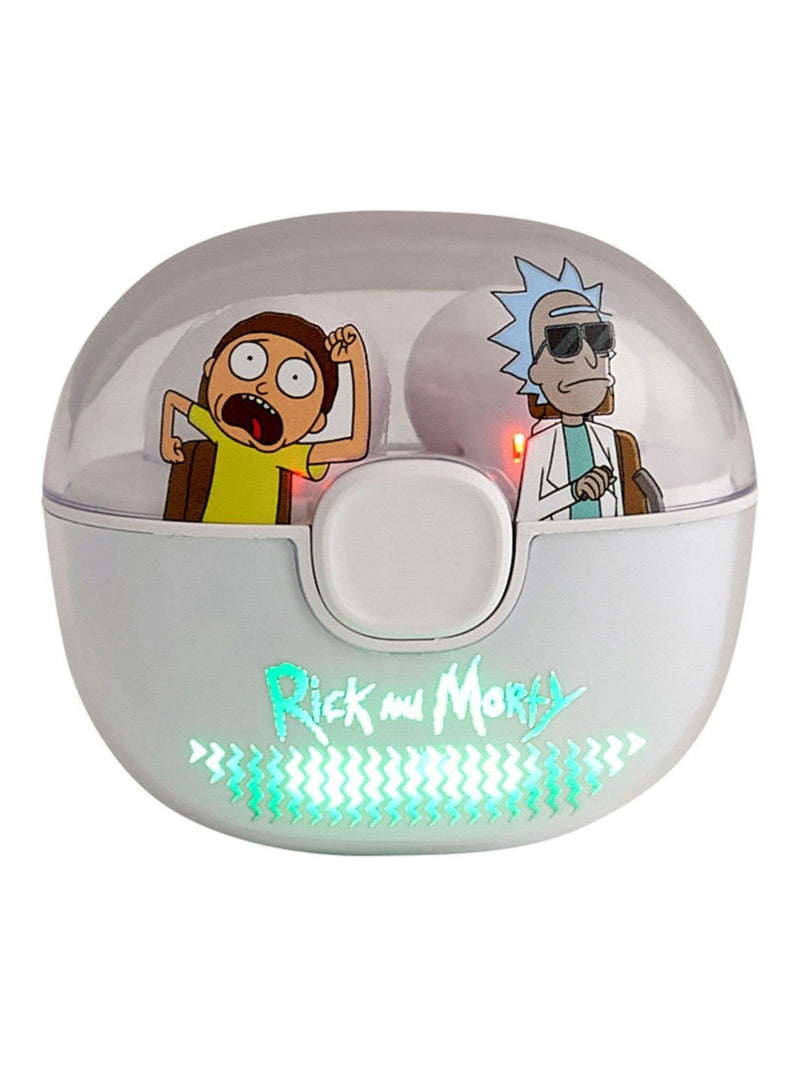 Rick and Morty grey green TWS earbuds, UK version