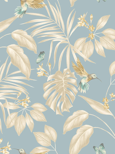 Next Ohpopsi Blue Hummingbird A4 Wallpaper Sample- Buy online at McGrocer