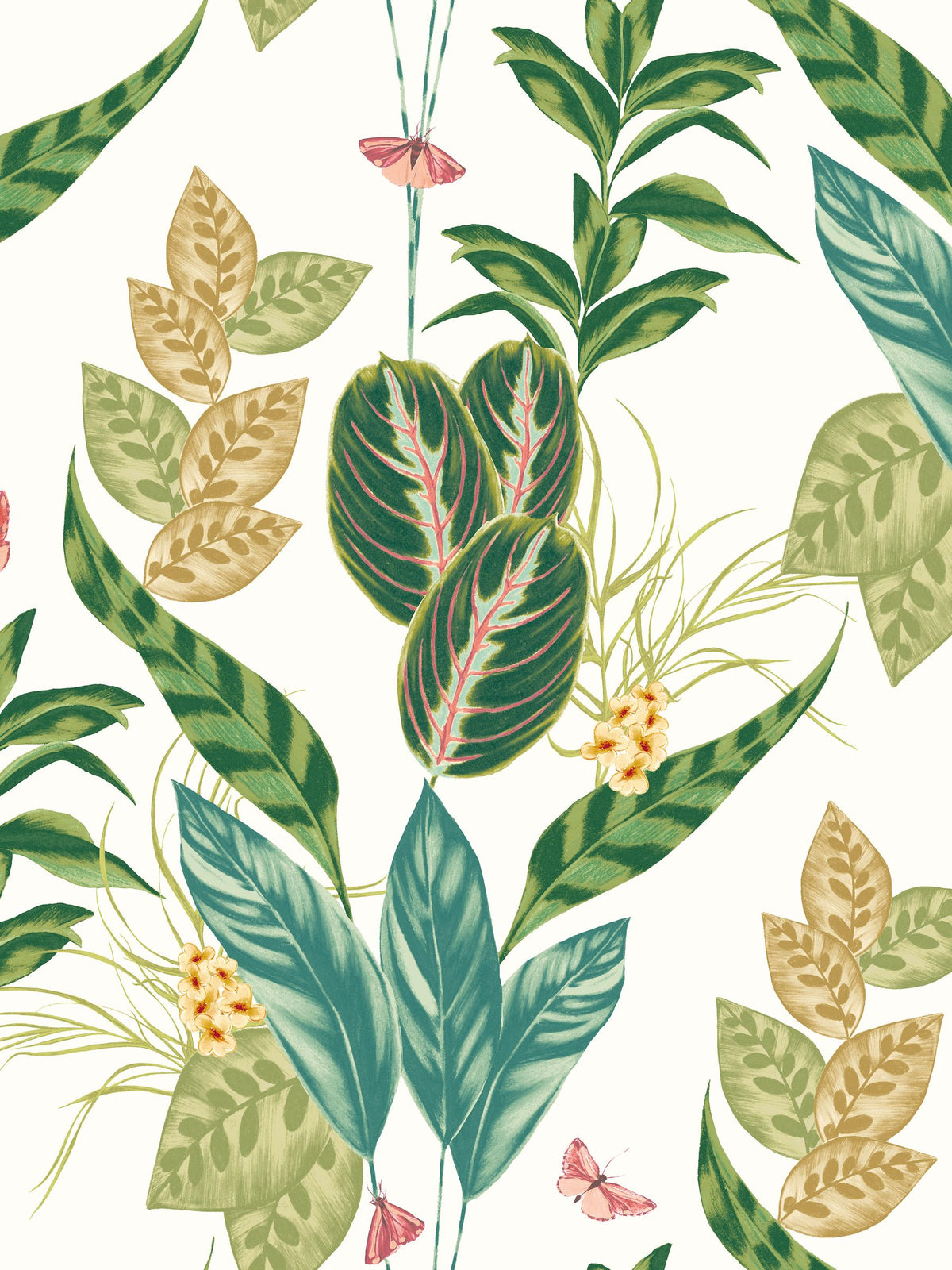 Ohpopsi Green Spirit wallpaper sample A4, UK version