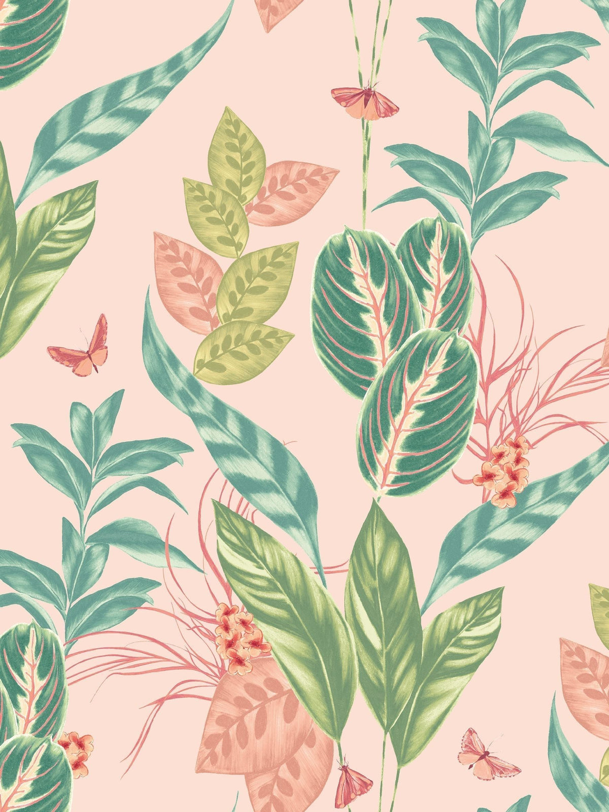 Ohpopsi Pink Spirit wallpaper sample A4 (British brand)