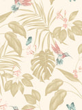 Ohpopsi natural hummingbird wallpaper sample A4 - British product