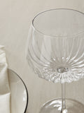 Clear floral gin glasses set of 2, 19cm, UK version