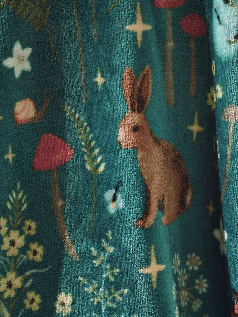 Catherine Lansfield forest animal throw 130x170 cm (British brand)