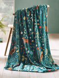 Catherine Lansfield forest animal throw 130x170 cm (British brand)