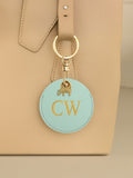Jonnys Sister	Personalised Faux Leather Bag Accessory with Gold Tone Elephant Charm