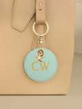 Jonnys Sister Personalised Faux Leather Bag Accessory with Gold Tone Starfish Charm
