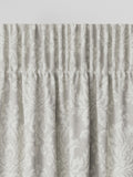 Grey damask made to measure curtains cotton blend - British brand